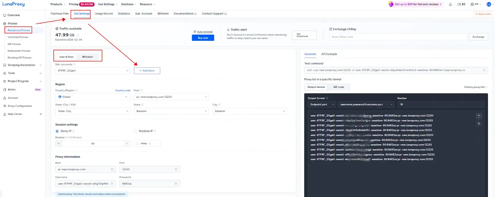 Configure in a Fingerprint Browser