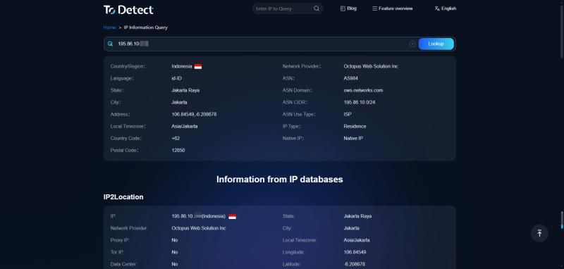 ToDetect IP Detection Tool